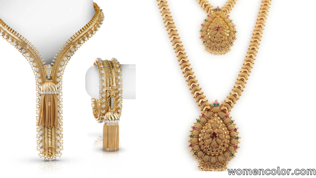 thick gold necklace for women