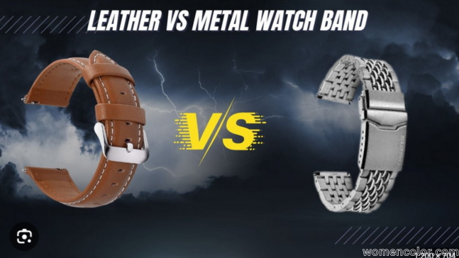 watch metal vs leather strap